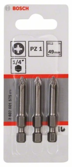 Насадка-бита Extra Hart PZ 1, 49 mm 2607001575
